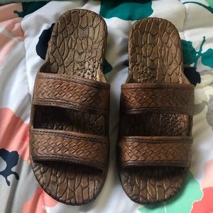 Brown sandals